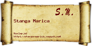 Stanga Marica névjegykártya